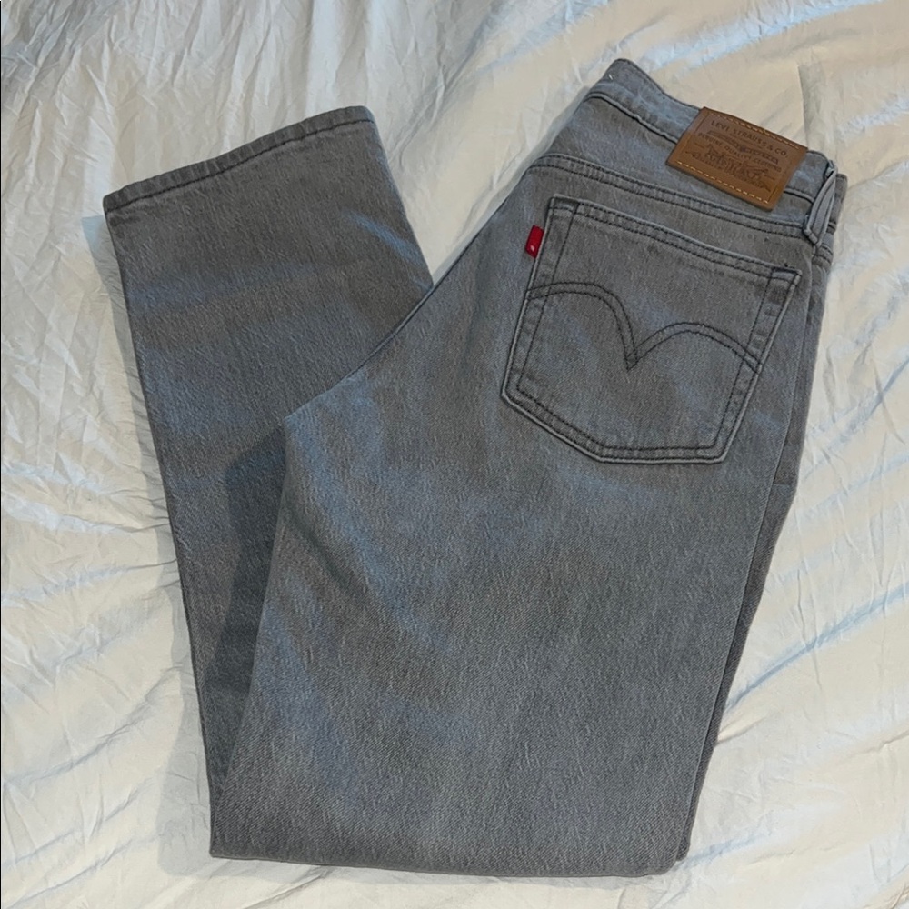 Levi's Classic Gray Straight Jeans